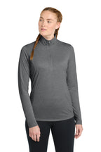 Sport-Tek® Women's PosiCharge® Tri-Blend Wicking 1/4-Zip Pull Over