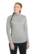 Sport-Tek® Women's PosiCharge® Tri-Blend Wicking 1/4-Zip Pull Over