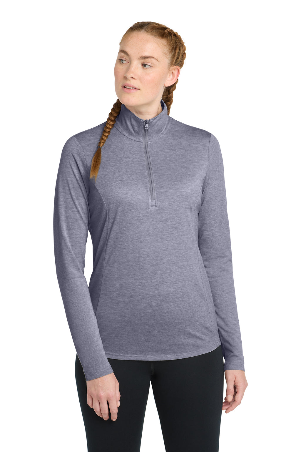 Sport-Tek® Women's PosiCharge® Tri-Blend Wicking 1/4-Zip Pull Over