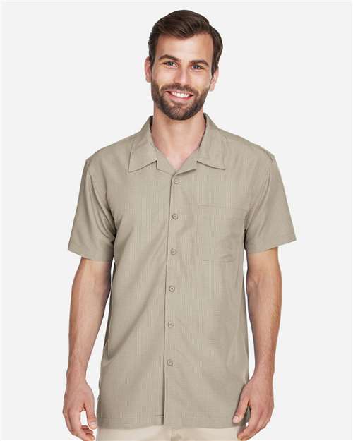 NVYC - Men's Barbados Textured Camp Shirt