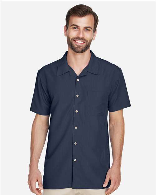 NVYC - Men's Barbados Textured Camp Shirt