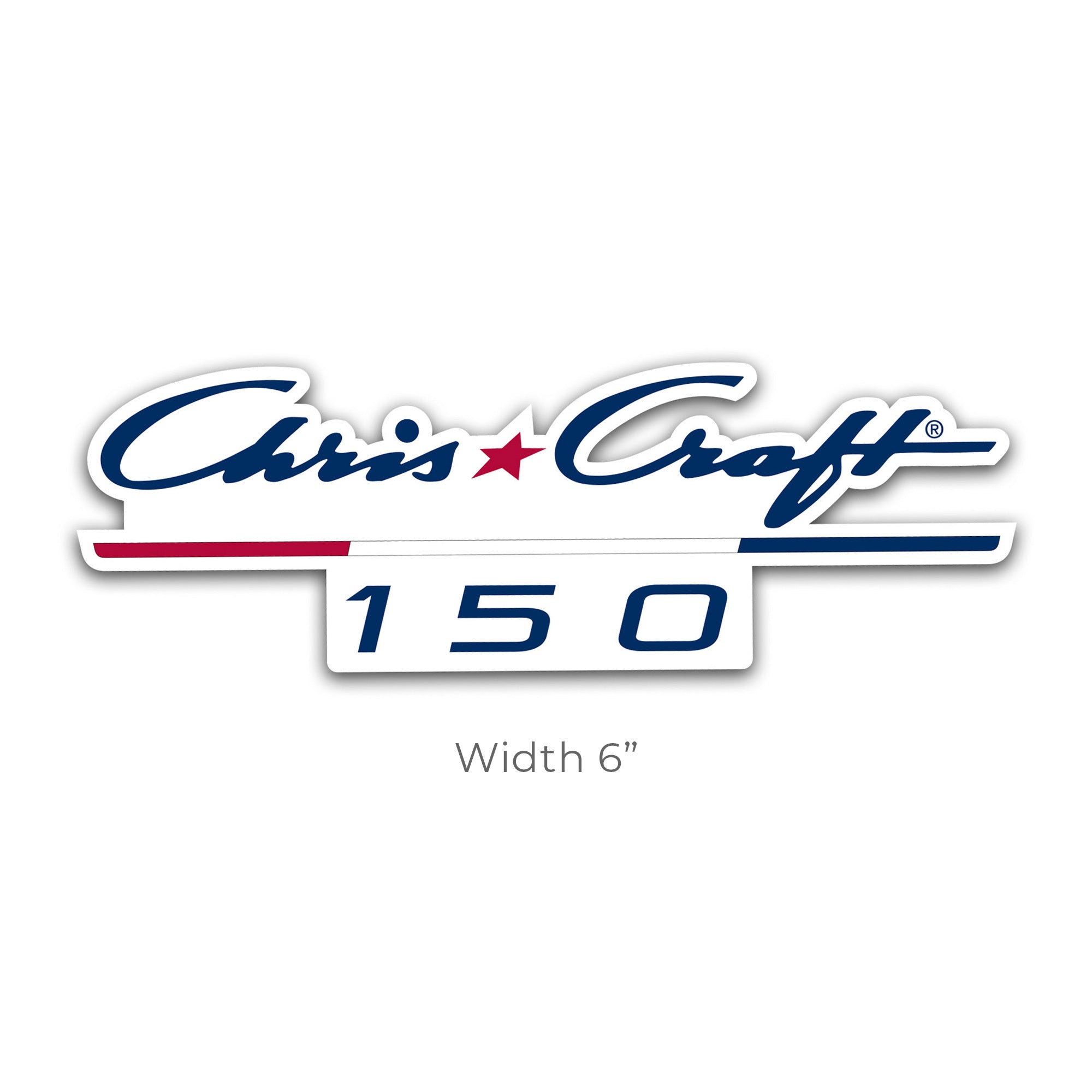 Chris-Craft® Limited Edition 150th Anniversary Sticker 6"