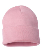 Sportsman Solid 12" Knit Beanie - SP12