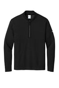 Nike Textured 1/2-Zip Cover-Up - Black