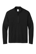 Nike Textured 1/2-Zip Cover-Up - Black