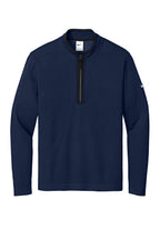Nike Textured 1/2-Zip Cover-Up - College Navy