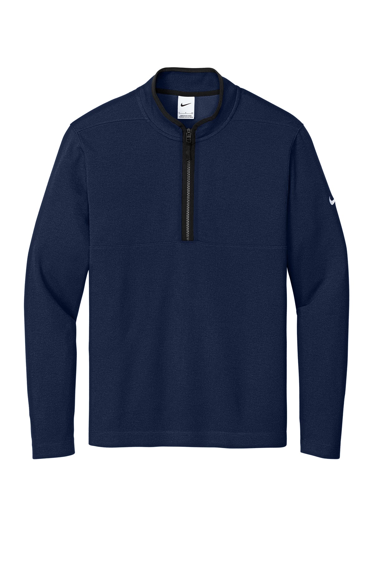 Nike Textured 1/2-Zip Cover-Up - College Navy