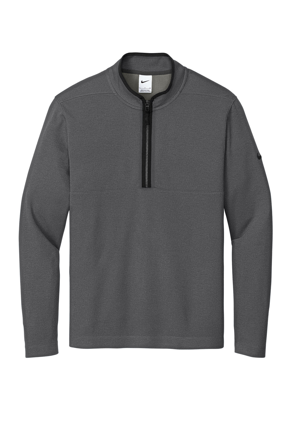 Nike Textured 1/2-Zip Cover-Up - Dark Grey