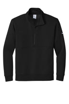 Nike Club Fleece Sleeve Swoosh 1/2-Zip - Black