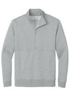Nike Club Fleece Sleeve Swoosh 1/2-Zip - Dark Grey Heather