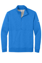 Nike Club Fleece Sleeve Swoosh 1/2-Zip - Light Game Royal Heather