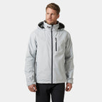 Helly Hansen Men's Crew 2.0 Hooded Midlayer Jacket - Gray Fog