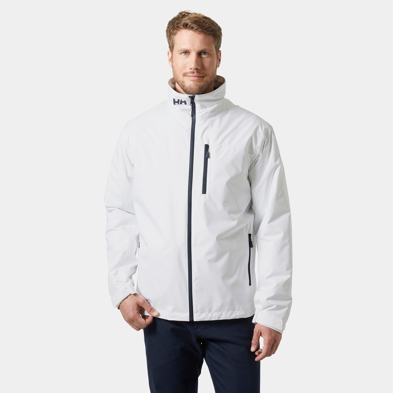 Helly Hansen Men's Crew 2.0 Midlayer Jacket - White