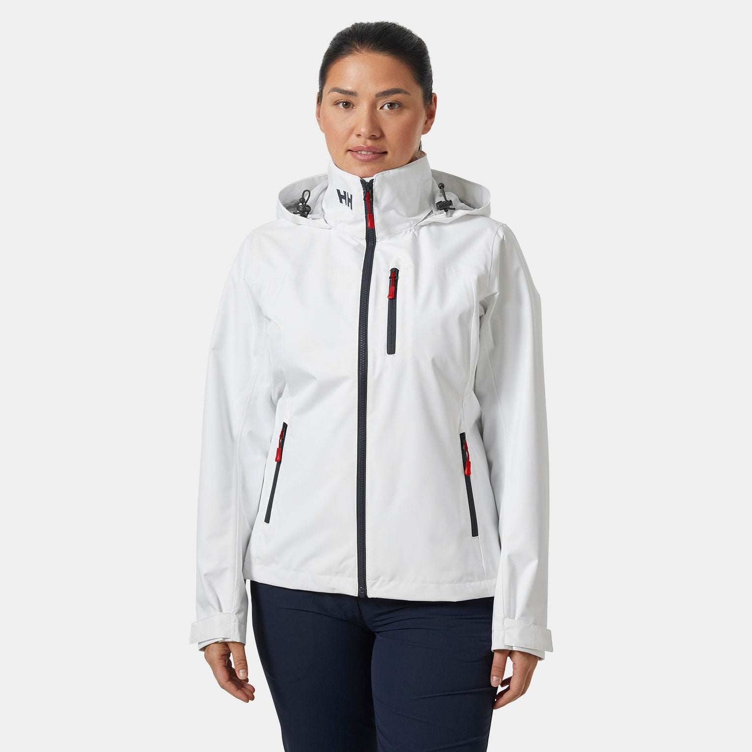 Helly Hansen Women's Crew 2.0 Hooded Jacket - White