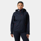 Helly Hansen Women's Crew 2.0 Hooded Jacket - Navy Blue
