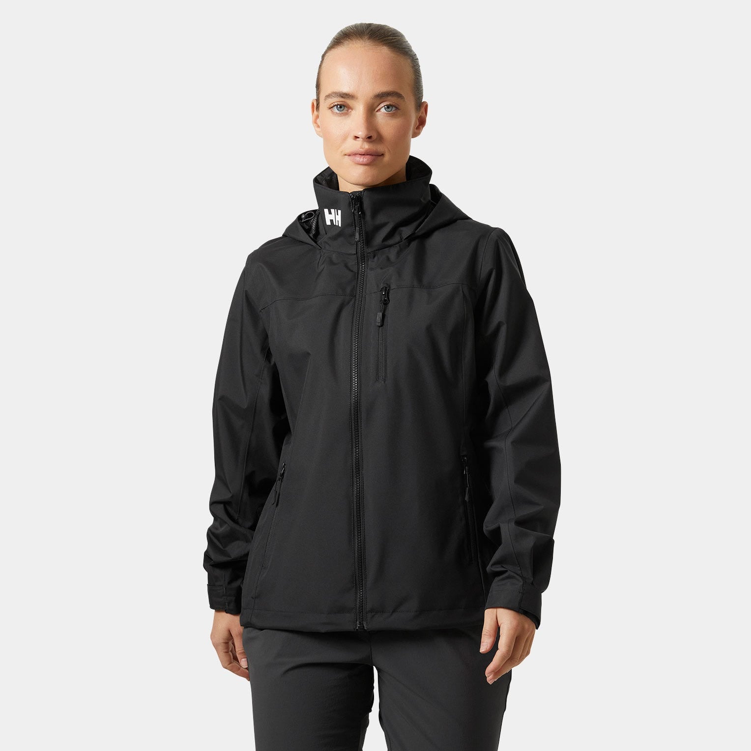 Helly Hansen Women's Crew 2.0 Hooded Jacket - Black
