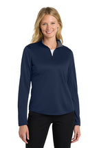 Port Authority® Women's Silk Touch™ Performance 1/4-Zip