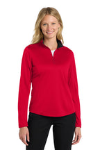 Port Authority® Women's Silk Touch™ Performance 1/4-Zip