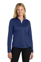 Port Authority® Women's Silk Touch™ Performance 1/4-Zip