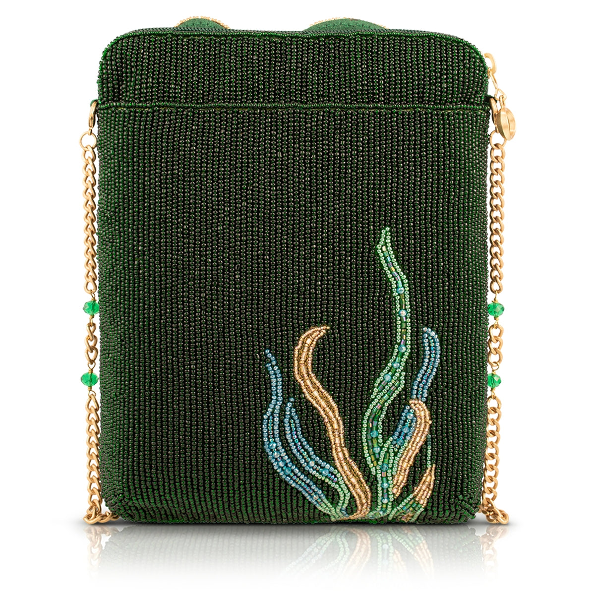 Tide Traveler Beaded and Embellished Turtle Mini Crossbody