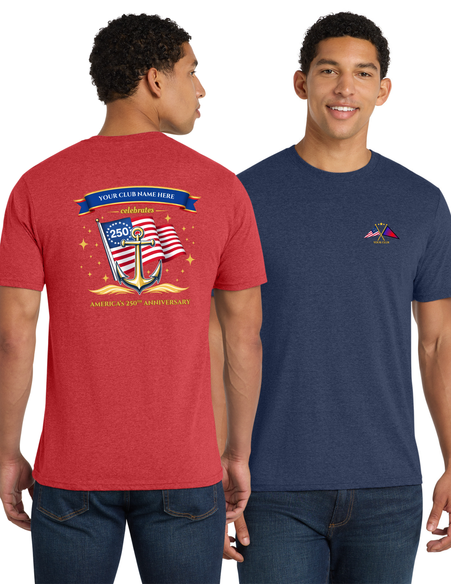 Mens 250th Anniversary Short Sleeve T-Shirt