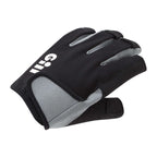 Gill Deckhand Short-Finger Sailing Gloves - Black