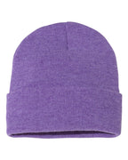 Sportsman Solid 12" Knit Beanie - SP12
