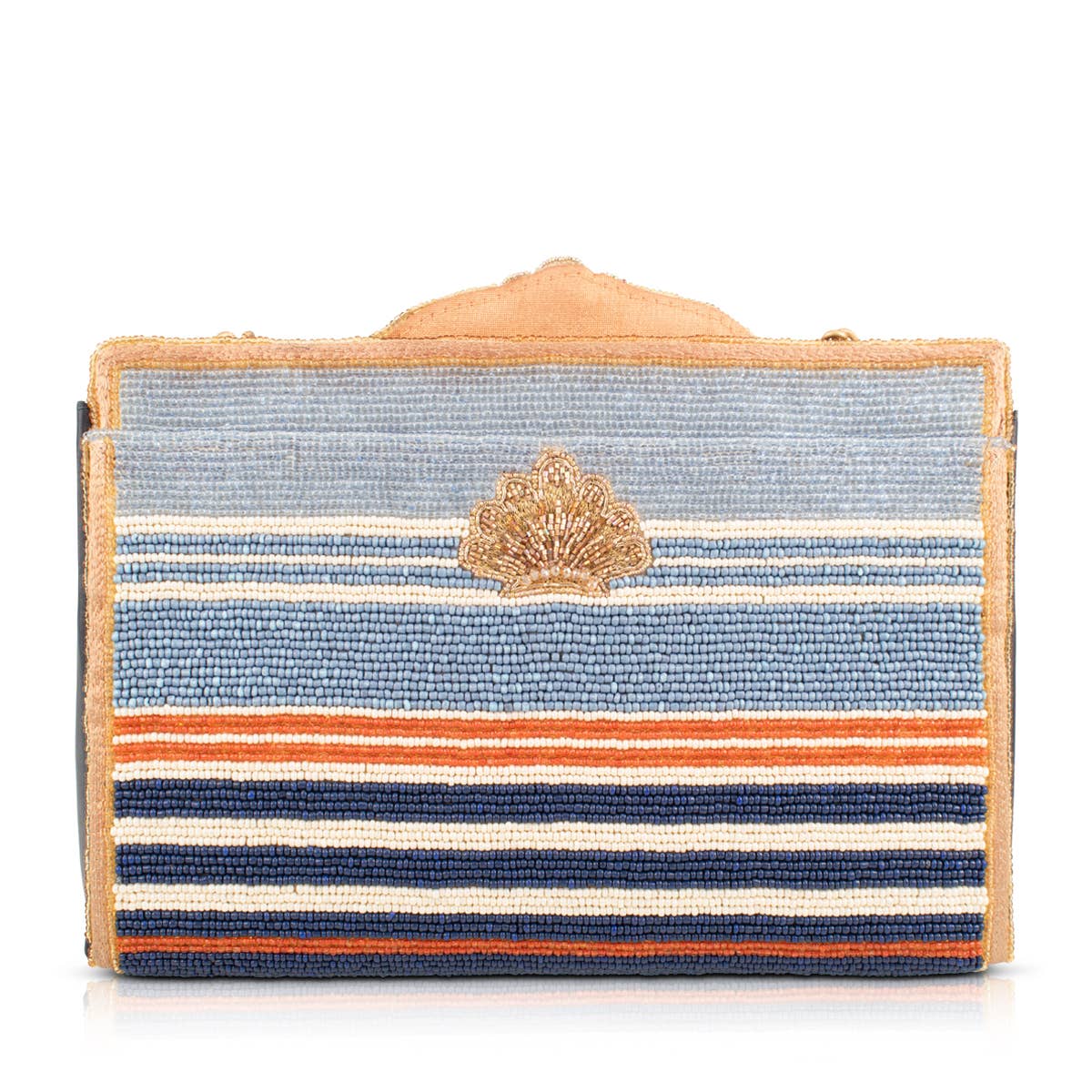 Mary Frances Set Sail Beaded Nautical Crossbody Handbag