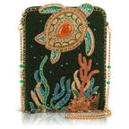 Tide Traveler Beaded and Embellished Turtle Mini Crossbody
