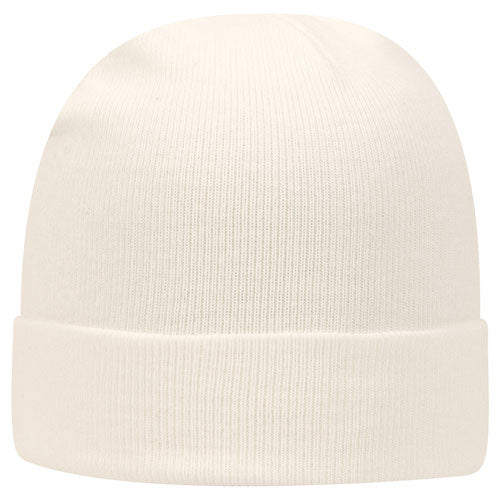 OTTO CAP 12" Knit Beanie w/ Cuff - White