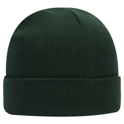 OTTO CAP 12" Knit Beanie w/ Cuff - Dark Green
