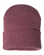 Sportsman Solid 12" Knit Beanie - SP12