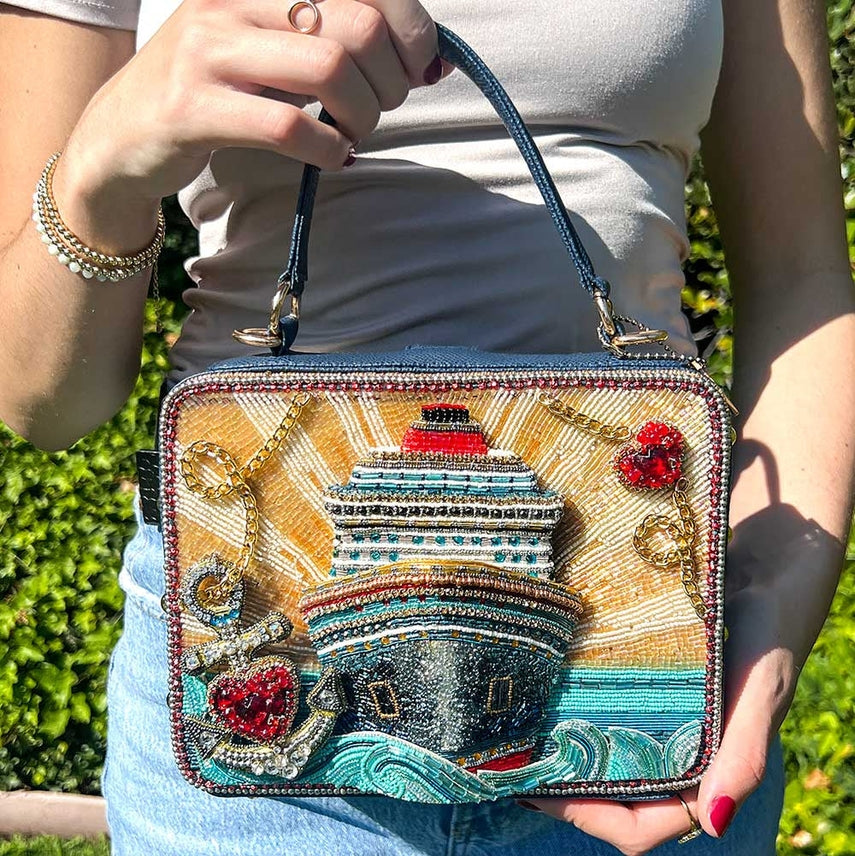 Full Steam Ahead Top Handle Bag