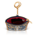 Stay Anchored Beaded Nautical Coin Purse