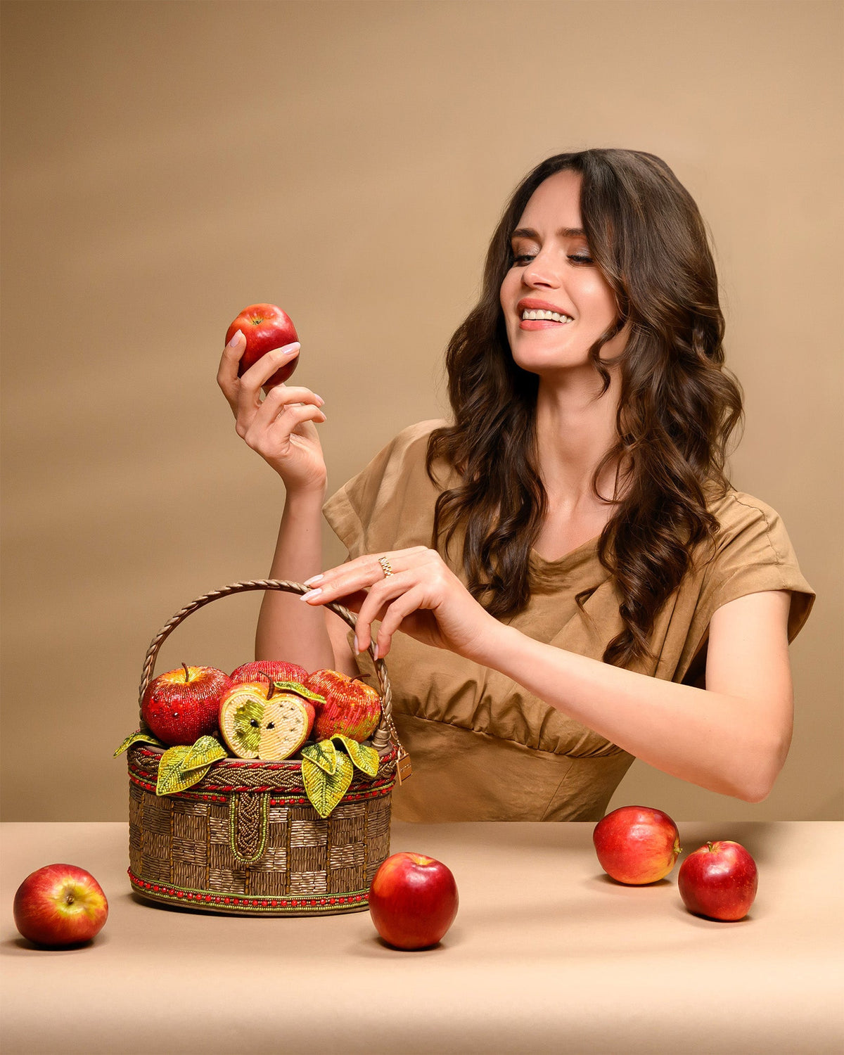 Apple Orchard Top Handle Handbag