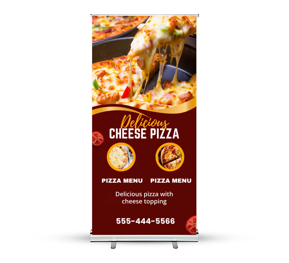 Economy Roll Up Retractable Banner