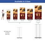 Economy Roll Up Retractable Banner