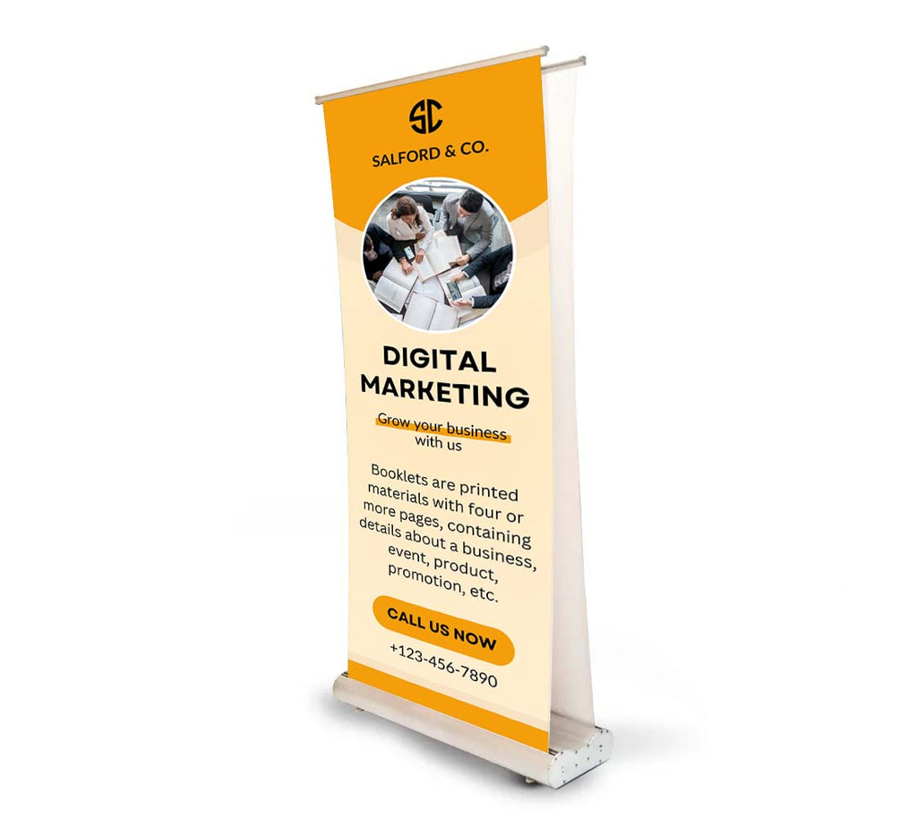 Double Sided Retractable Banner