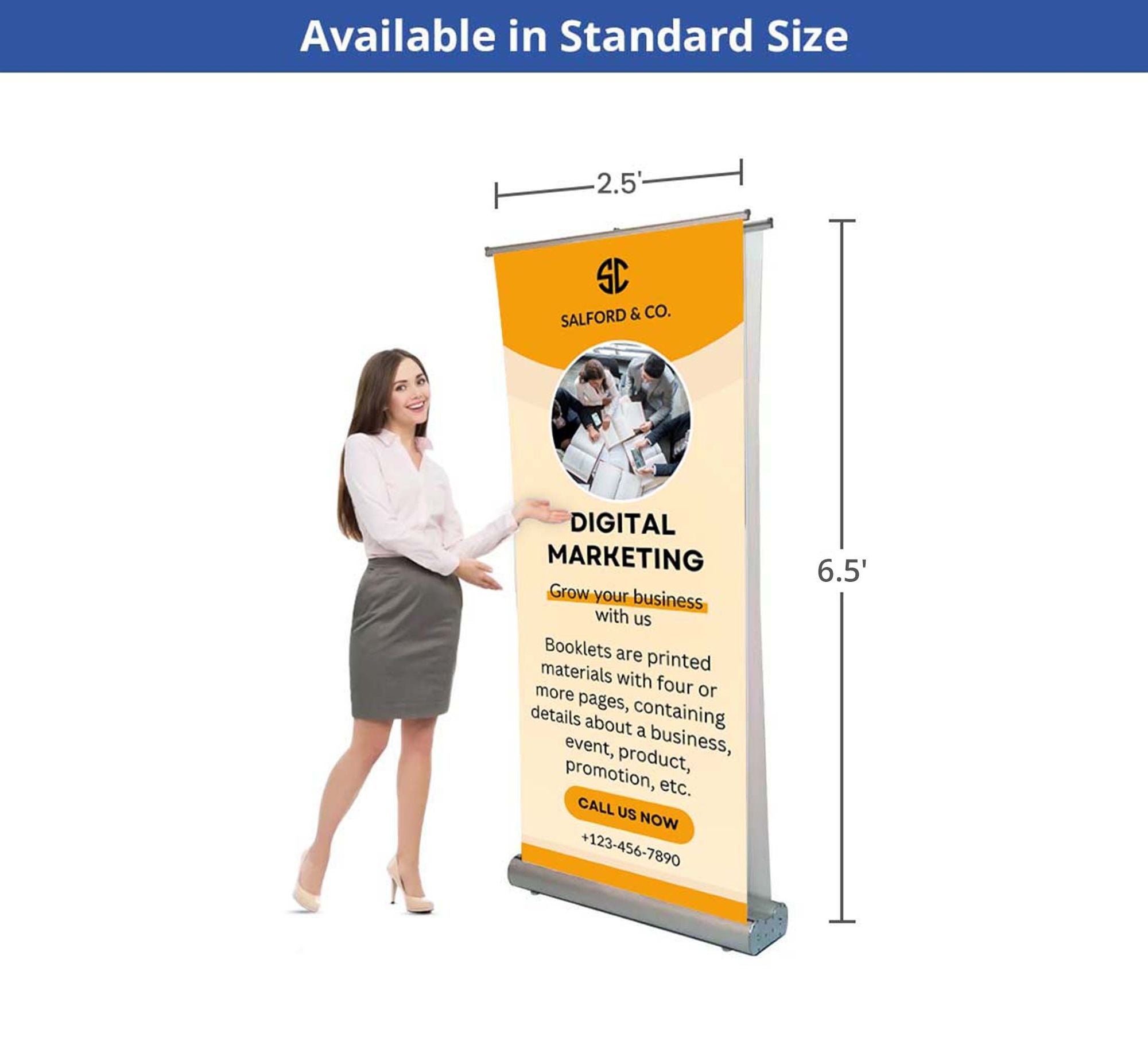 Double Sided Retractable Banner