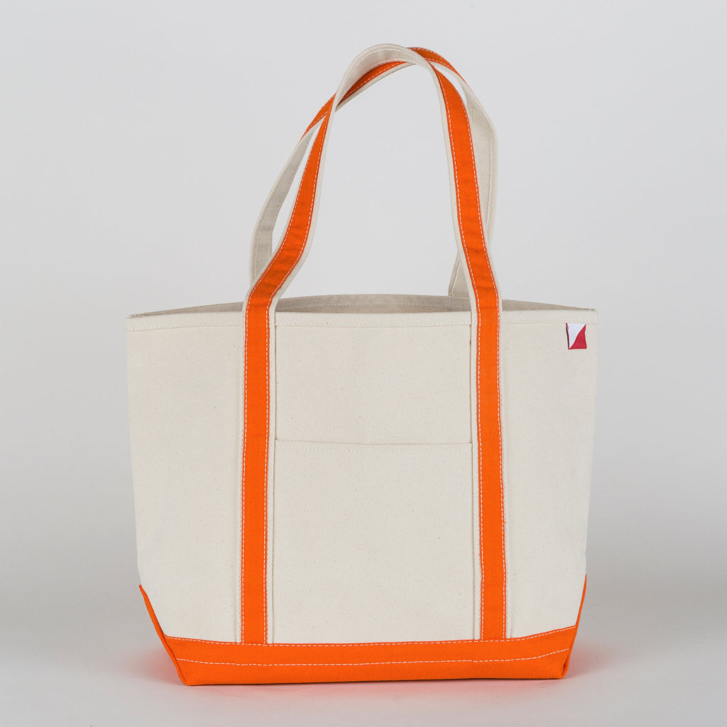Shore Bags Classic Tote Medium Private Label Customizable - Orange