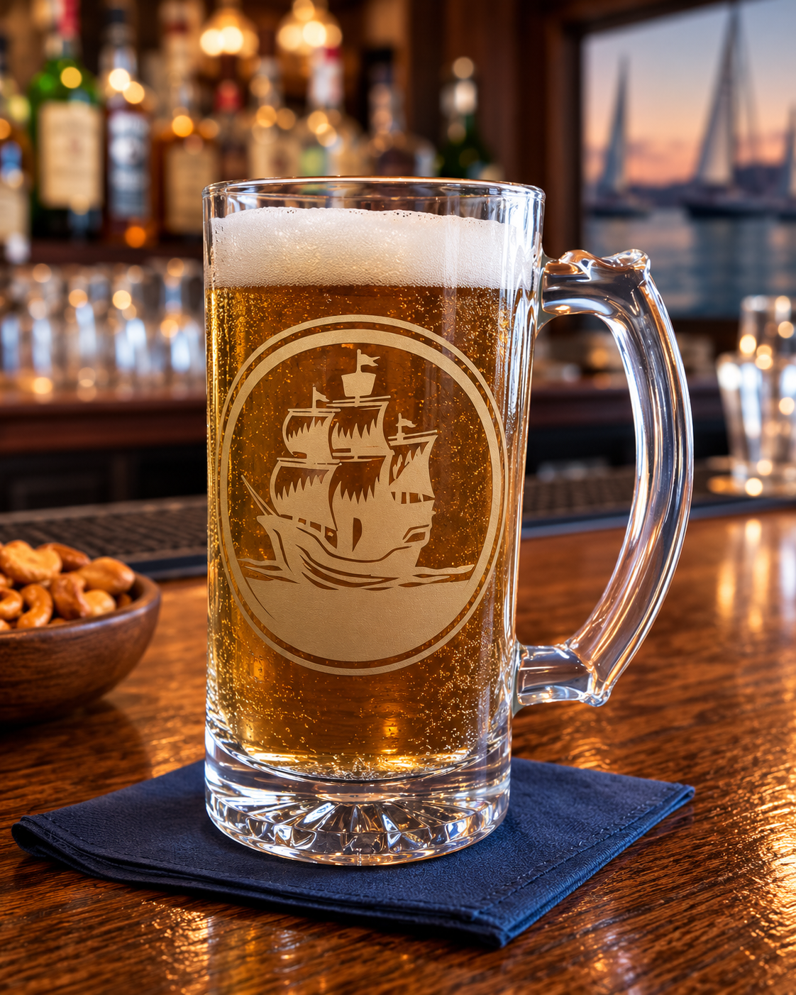 Beer Mugs with Handles 26.5 oz - Set of 2