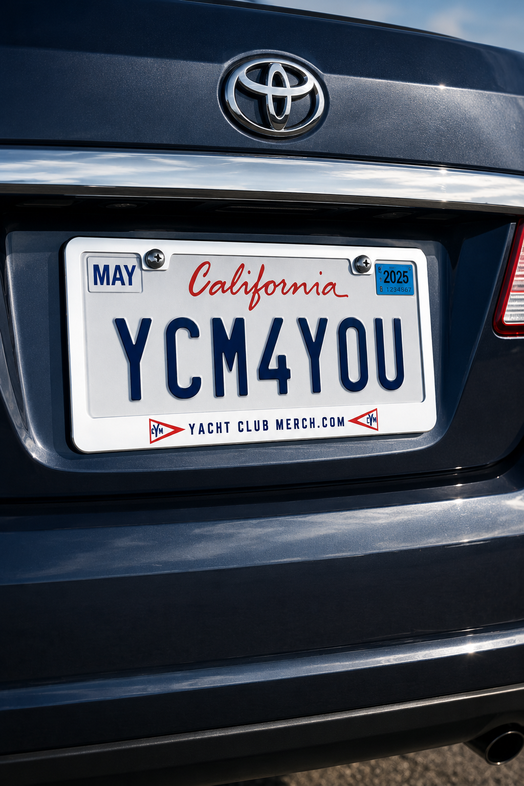 Custom Stainless Steel License Plate Frame