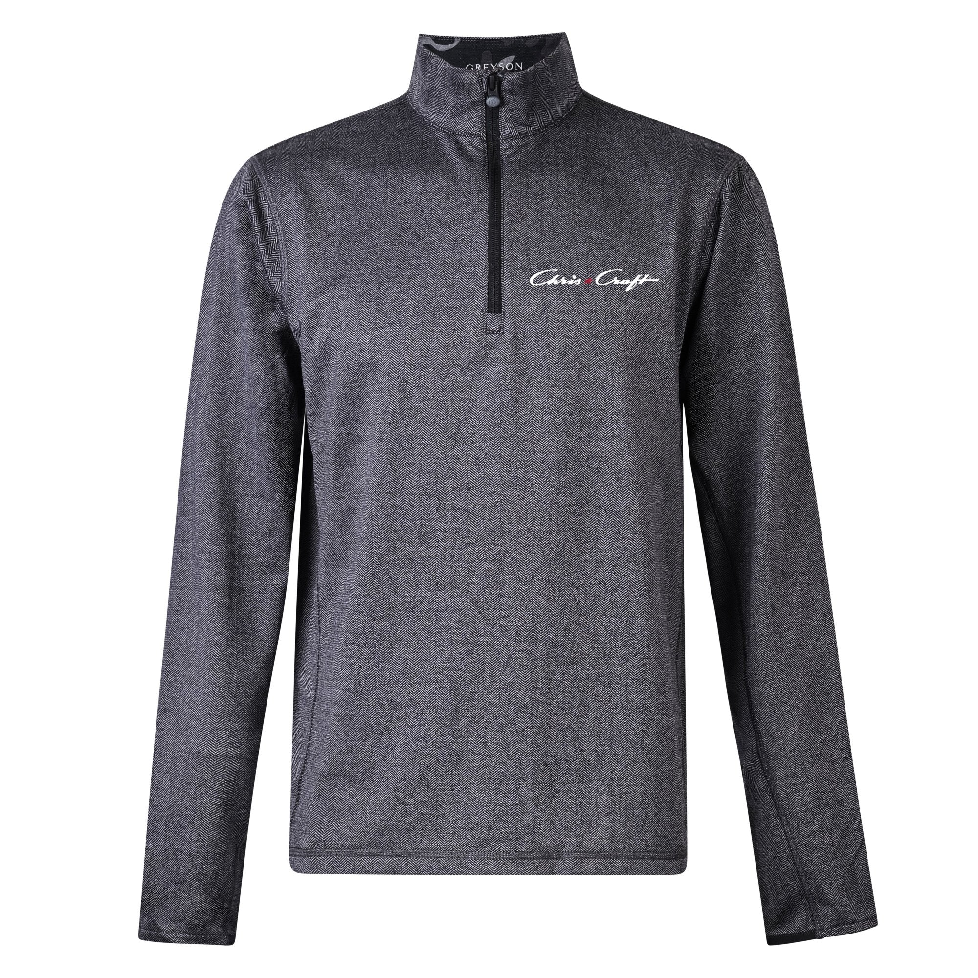 Chris-Craft® Herringbone Tate Quarter-Zip by Greyson