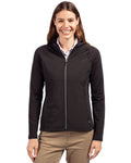 Cutter & Buck® Adapt Eco Knit Hybrid Recycled Womens Full Zip Jacket