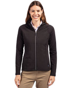 Cutter & Buck® Adapt Eco Knit Hybrid Recycled Womens Full Zip Jacket