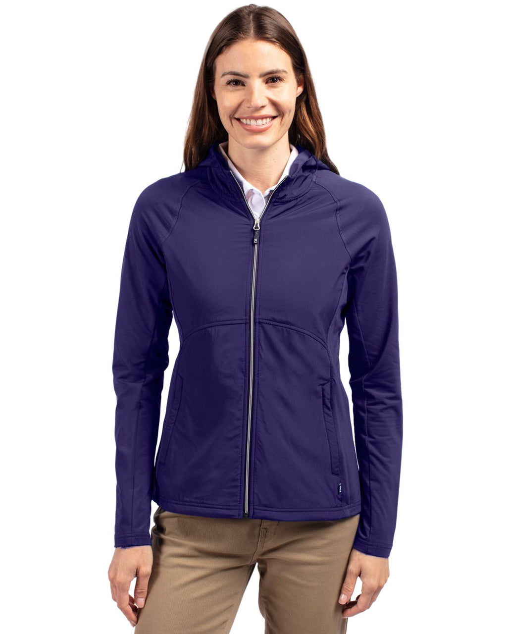 Cutter & Buck® Adapt Eco Knit Hybrid Recycled Womens Full Zip Jacket