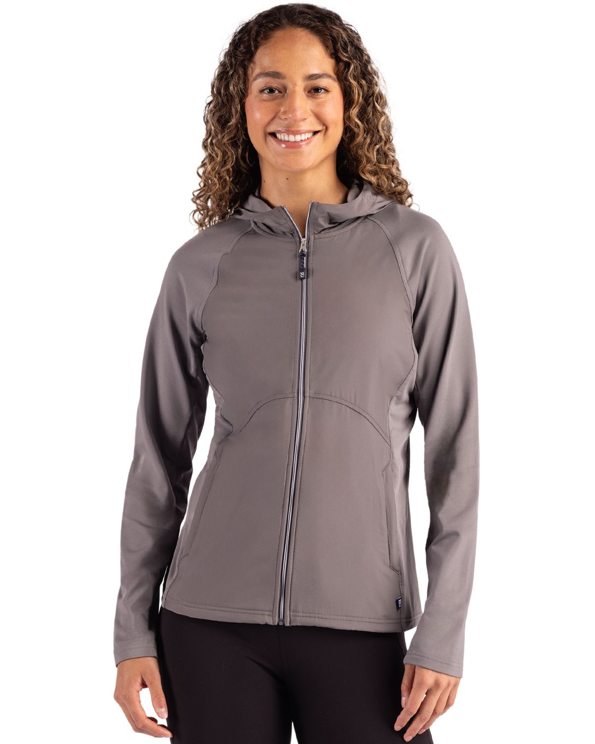 Cutter & Buck® Adapt Eco Knit Hybrid Recycled Womens Full Zip Jacket