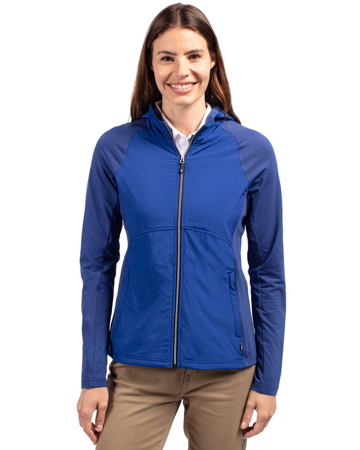 Cutter & Buck® Adapt Eco Knit Hybrid Recycled Womens Full Zip Jacket