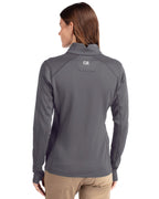 Cutter & Buck® Traverse Stretch Eco Quarter Zip Womens Pullover