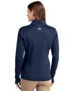 Cutter & Buck® Traverse Stretch Eco Quarter Zip Womens Pullover